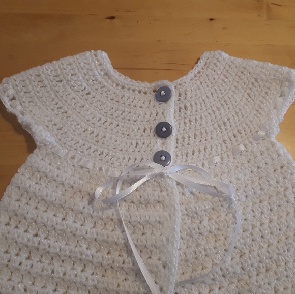 Crochet Baby Cardigan👶 | ♡0-3 M | Brand New♡ - Picture 3 of 14